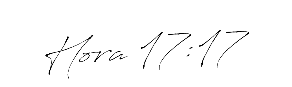 Create a beautiful signature design for name Hora 17:17. With this signature (Antro_Vectra) fonts, you can make a handwritten signature for free. Hora 17:17 signature style 6 images and pictures png