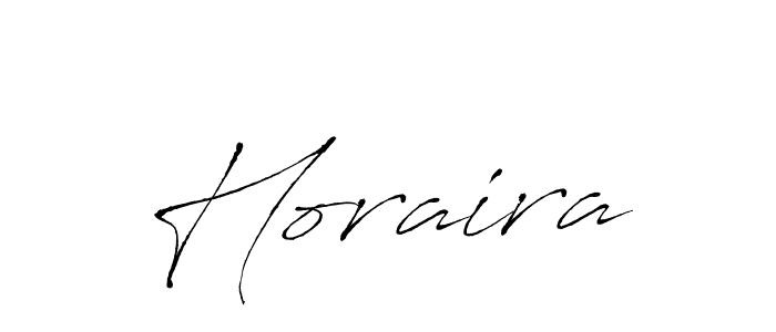 Make a beautiful signature design for name Horaira. With this signature (Antro_Vectra) style, you can create a handwritten signature for free. Horaira signature style 6 images and pictures png