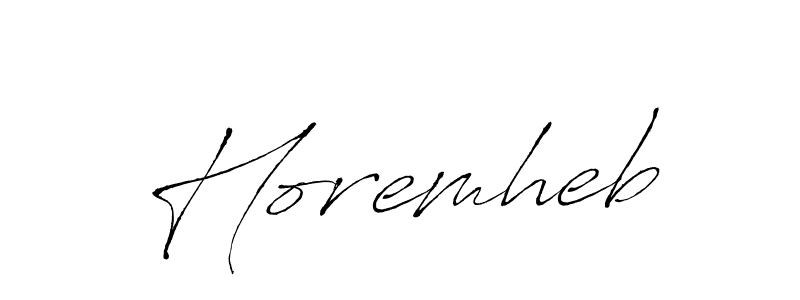 How to make Horemheb signature? Antro_Vectra is a professional autograph style. Create handwritten signature for Horemheb name. Horemheb signature style 6 images and pictures png