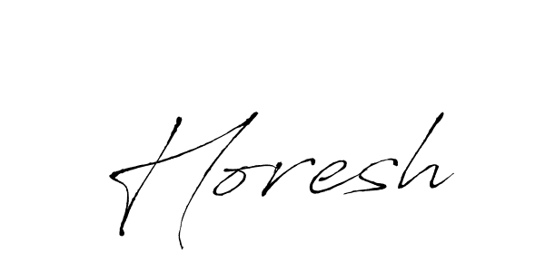 Make a beautiful signature design for name Horesh. Use this online signature maker to create a handwritten signature for free. Horesh signature style 6 images and pictures png