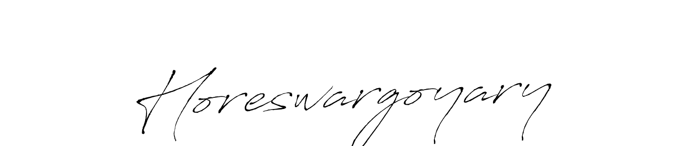 Horeswargoyary stylish signature style. Best Handwritten Sign (Antro_Vectra) for my name. Handwritten Signature Collection Ideas for my name Horeswargoyary. Horeswargoyary signature style 6 images and pictures png