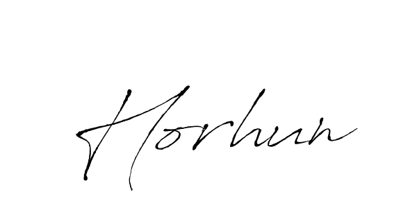 How to Draw Horhun signature style? Antro_Vectra is a latest design signature styles for name Horhun. Horhun signature style 6 images and pictures png