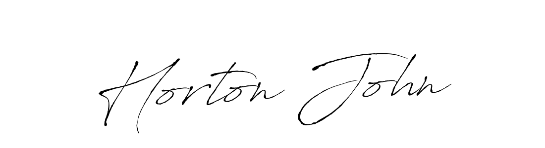 Use a signature maker to create a handwritten signature online. With this signature software, you can design (Antro_Vectra) your own signature for name Horton John. Horton John signature style 6 images and pictures png