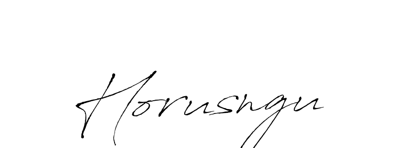 Design your own signature with our free online signature maker. With this signature software, you can create a handwritten (Antro_Vectra) signature for name Horusngu. Horusngu signature style 6 images and pictures png