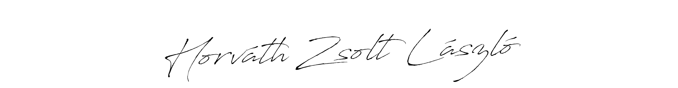 Make a beautiful signature design for name Horváth Zsolt László. With this signature (Antro_Vectra) style, you can create a handwritten signature for free. Horváth Zsolt László signature style 6 images and pictures png