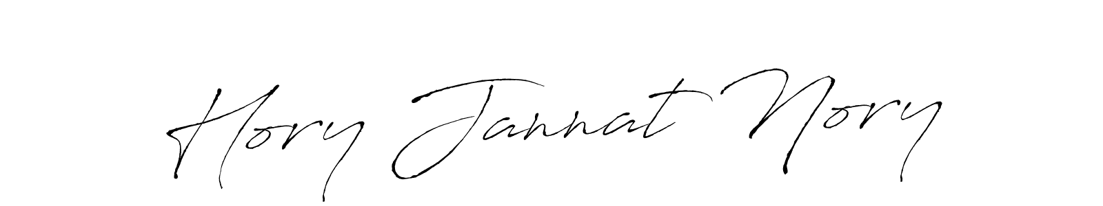 Similarly Antro_Vectra is the best handwritten signature design. Signature creator online .You can use it as an online autograph creator for name Hory Jannat Nory. Hory Jannat Nory signature style 6 images and pictures png