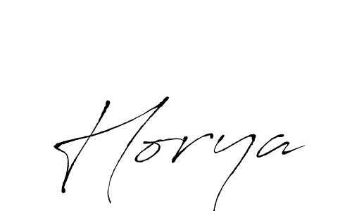 Create a beautiful signature design for name Horya. With this signature (Antro_Vectra) fonts, you can make a handwritten signature for free. Horya signature style 6 images and pictures png