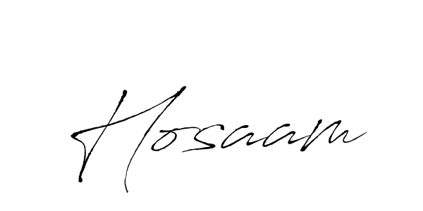 Hosaam stylish signature style. Best Handwritten Sign (Antro_Vectra) for my name. Handwritten Signature Collection Ideas for my name Hosaam. Hosaam signature style 6 images and pictures png