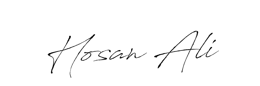 Hosan Ali stylish signature style. Best Handwritten Sign (Antro_Vectra) for my name. Handwritten Signature Collection Ideas for my name Hosan Ali. Hosan Ali signature style 6 images and pictures png