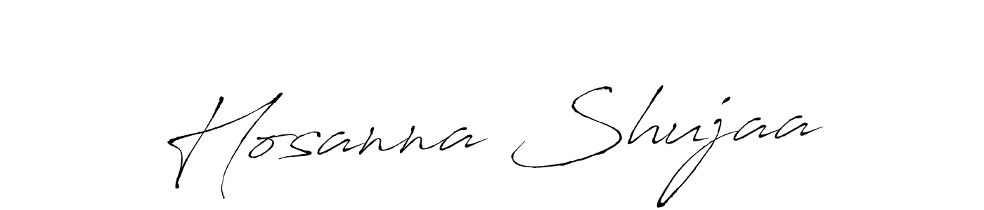 Hosanna Shujaa stylish signature style. Best Handwritten Sign (Antro_Vectra) for my name. Handwritten Signature Collection Ideas for my name Hosanna Shujaa. Hosanna Shujaa signature style 6 images and pictures png