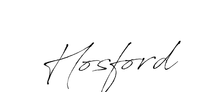 Hosford stylish signature style. Best Handwritten Sign (Antro_Vectra) for my name. Handwritten Signature Collection Ideas for my name Hosford. Hosford signature style 6 images and pictures png