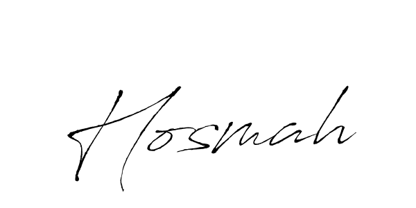 Create a beautiful signature design for name Hosmah. With this signature (Antro_Vectra) fonts, you can make a handwritten signature for free. Hosmah signature style 6 images and pictures png