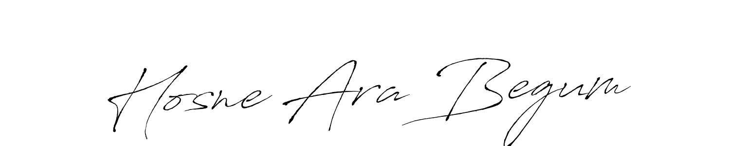 The best way (Antro_Vectra) to make a short signature is to pick only two or three words in your name. The name Hosne Ara Begum include a total of six letters. For converting this name. Hosne Ara Begum signature style 6 images and pictures png
