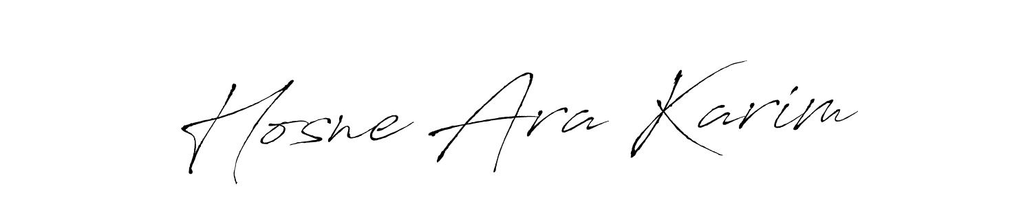 You should practise on your own different ways (Antro_Vectra) to write your name (Hosne Ara Karim) in signature. don't let someone else do it for you. Hosne Ara Karim signature style 6 images and pictures png