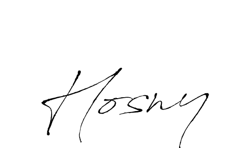 Create a beautiful signature design for name Hosny. With this signature (Antro_Vectra) fonts, you can make a handwritten signature for free. Hosny signature style 6 images and pictures png