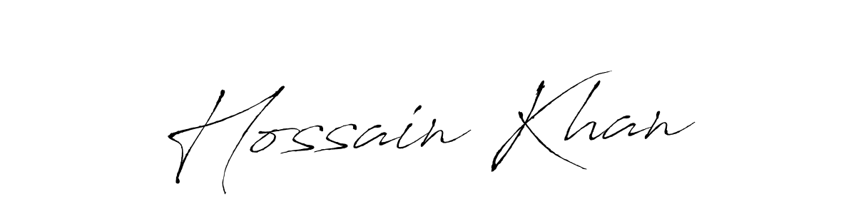 Similarly Antro_Vectra is the best handwritten signature design. Signature creator online .You can use it as an online autograph creator for name Hossain Khan. Hossain Khan signature style 6 images and pictures png