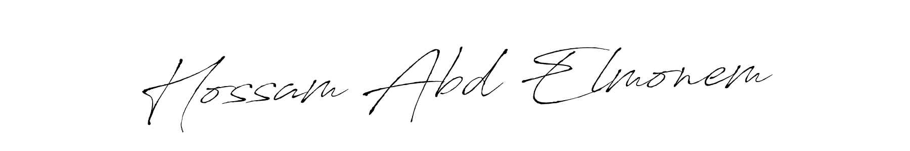 The best way (Antro_Vectra) to make a short signature is to pick only two or three words in your name. The name Hossam Abd Elmonem include a total of six letters. For converting this name. Hossam Abd Elmonem signature style 6 images and pictures png