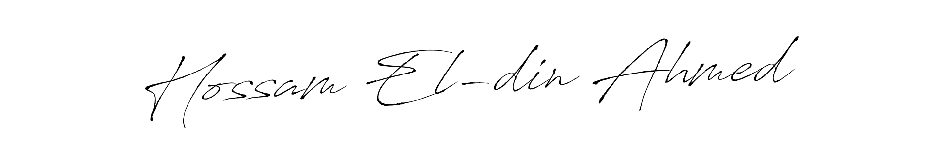 How to make Hossam El-din Ahmed signature? Antro_Vectra is a professional autograph style. Create handwritten signature for Hossam El-din Ahmed name. Hossam El-din Ahmed signature style 6 images and pictures png