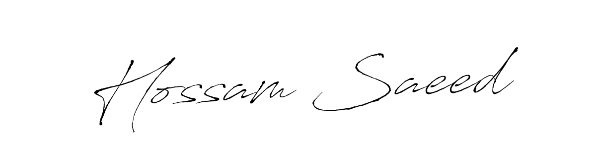 Make a short Hossam Saeed signature style. Manage your documents anywhere anytime using Antro_Vectra. Create and add eSignatures, submit forms, share and send files easily. Hossam Saeed signature style 6 images and pictures png