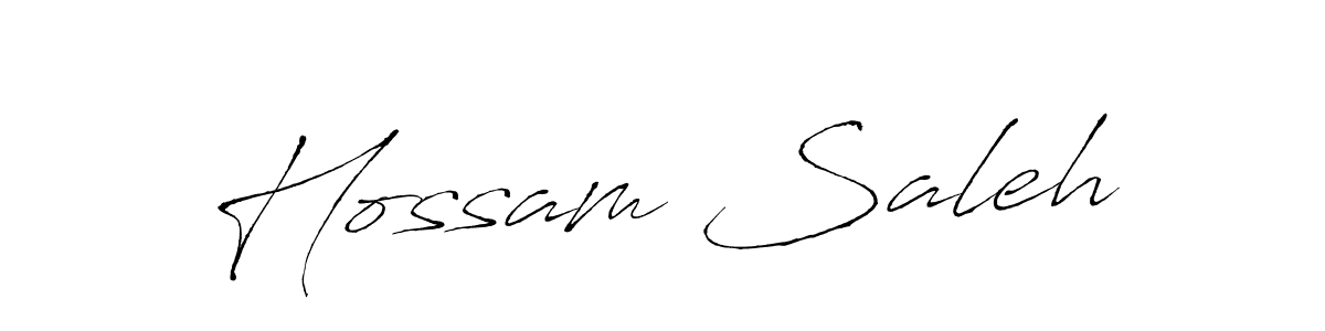 Make a beautiful signature design for name Hossam Saleh. With this signature (Antro_Vectra) style, you can create a handwritten signature for free. Hossam Saleh signature style 6 images and pictures png