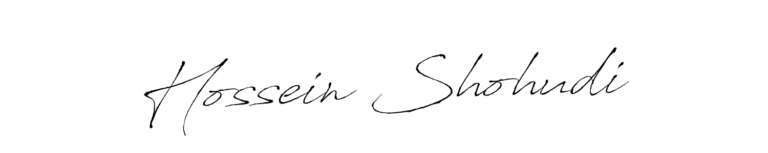 Similarly Antro_Vectra is the best handwritten signature design. Signature creator online .You can use it as an online autograph creator for name Hossein Shohudi. Hossein Shohudi signature style 6 images and pictures png