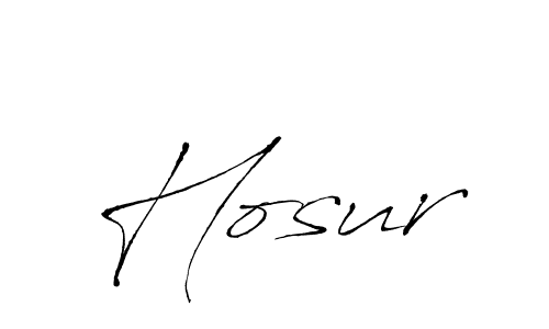 Antro_Vectra is a professional signature style that is perfect for those who want to add a touch of class to their signature. It is also a great choice for those who want to make their signature more unique. Get Hosur name to fancy signature for free. Hosur signature style 6 images and pictures png