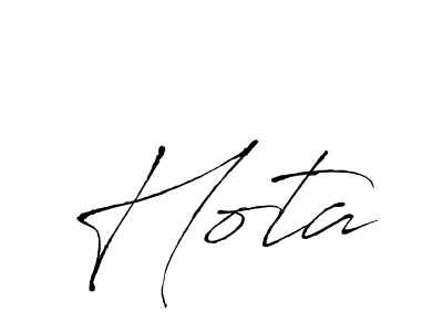 Similarly Antro_Vectra is the best handwritten signature design. Signature creator online .You can use it as an online autograph creator for name Hota. Hota signature style 6 images and pictures png