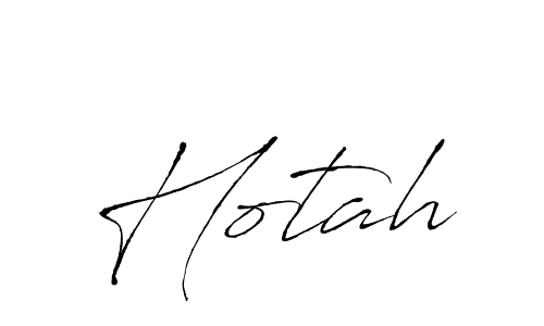 Create a beautiful signature design for name Hotah. With this signature (Antro_Vectra) fonts, you can make a handwritten signature for free. Hotah signature style 6 images and pictures png