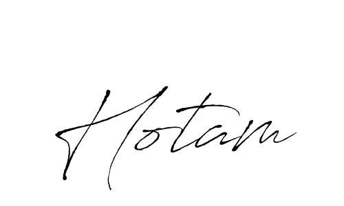 Similarly Antro_Vectra is the best handwritten signature design. Signature creator online .You can use it as an online autograph creator for name Hotam. Hotam signature style 6 images and pictures png