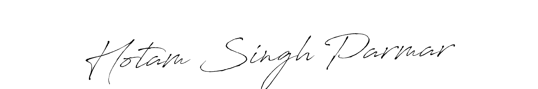 Design your own signature with our free online signature maker. With this signature software, you can create a handwritten (Antro_Vectra) signature for name Hotam Singh Parmar. Hotam Singh Parmar signature style 6 images and pictures png