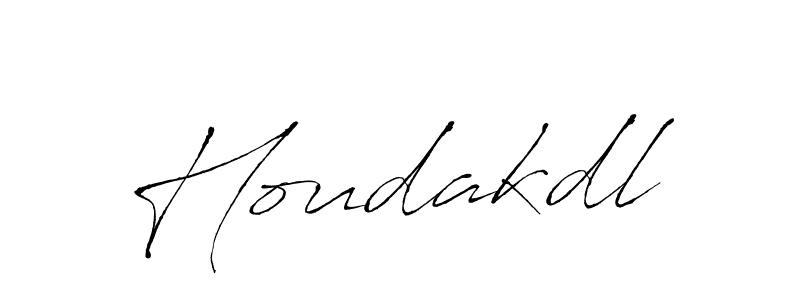 Design your own signature with our free online signature maker. With this signature software, you can create a handwritten (Antro_Vectra) signature for name Houdakdl. Houdakdl signature style 6 images and pictures png