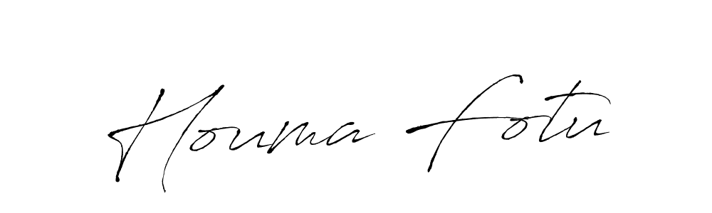 Houma Fotu stylish signature style. Best Handwritten Sign (Antro_Vectra) for my name. Handwritten Signature Collection Ideas for my name Houma Fotu. Houma Fotu signature style 6 images and pictures png