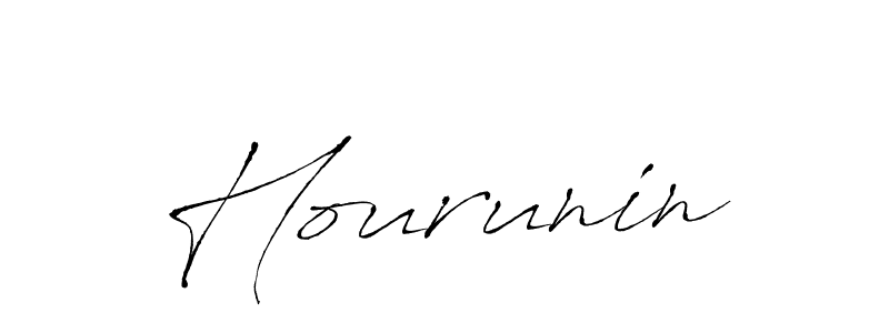 Use a signature maker to create a handwritten signature online. With this signature software, you can design (Antro_Vectra) your own signature for name Hourunin. Hourunin signature style 6 images and pictures png