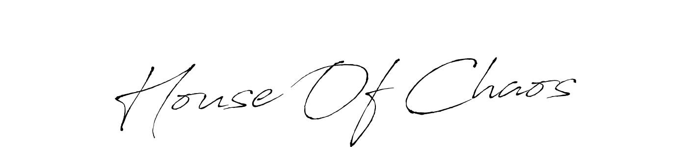 Make a beautiful signature design for name House Of Chaos. With this signature (Antro_Vectra) style, you can create a handwritten signature for free. House Of Chaos signature style 6 images and pictures png