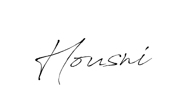 You should practise on your own different ways (Antro_Vectra) to write your name (Housni) in signature. don't let someone else do it for you. Housni signature style 6 images and pictures png
