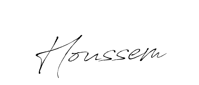 How to make Houssem signature? Antro_Vectra is a professional autograph style. Create handwritten signature for Houssem name. Houssem signature style 6 images and pictures png