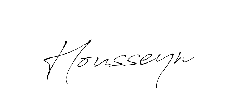 Make a beautiful signature design for name Housseyn. With this signature (Antro_Vectra) style, you can create a handwritten signature for free. Housseyn signature style 6 images and pictures png