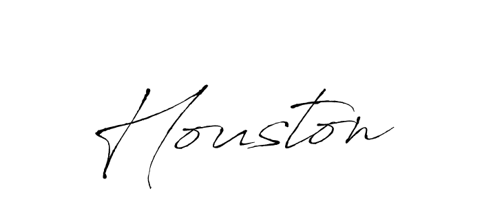 Use a signature maker to create a handwritten signature online. With this signature software, you can design (Antro_Vectra) your own signature for name Houston. Houston signature style 6 images and pictures png