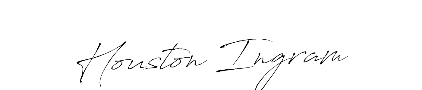 Houston Ingram stylish signature style. Best Handwritten Sign (Antro_Vectra) for my name. Handwritten Signature Collection Ideas for my name Houston Ingram. Houston Ingram signature style 6 images and pictures png