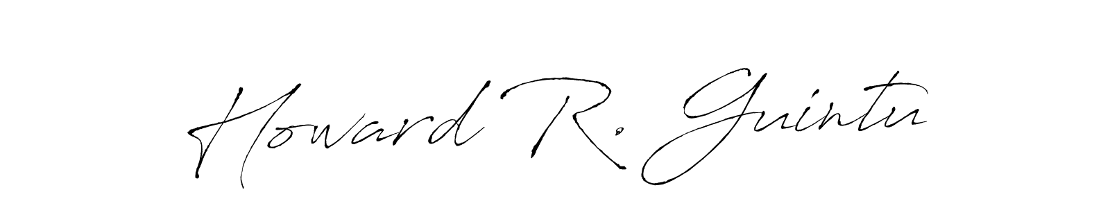 How to Draw Howard R. Guintu signature style? Antro_Vectra is a latest design signature styles for name Howard R. Guintu. Howard R. Guintu signature style 6 images and pictures png