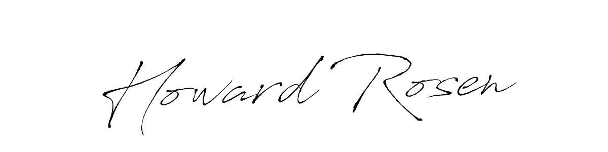 Make a beautiful signature design for name Howard Rosen. With this signature (Antro_Vectra) style, you can create a handwritten signature for free. Howard Rosen signature style 6 images and pictures png
