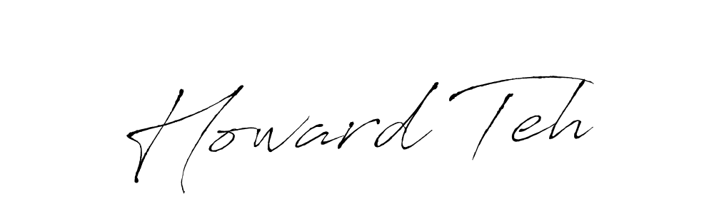 Use a signature maker to create a handwritten signature online. With this signature software, you can design (Antro_Vectra) your own signature for name Howard Teh. Howard Teh signature style 6 images and pictures png