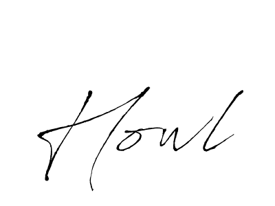 You should practise on your own different ways (Antro_Vectra) to write your name (Howl) in signature. don't let someone else do it for you. Howl signature style 6 images and pictures png