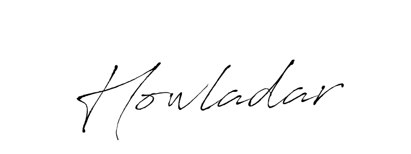 How to make Howladar signature? Antro_Vectra is a professional autograph style. Create handwritten signature for Howladar name. Howladar signature style 6 images and pictures png