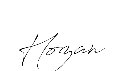 You should practise on your own different ways (Antro_Vectra) to write your name (Hozan) in signature. don't let someone else do it for you. Hozan signature style 6 images and pictures png