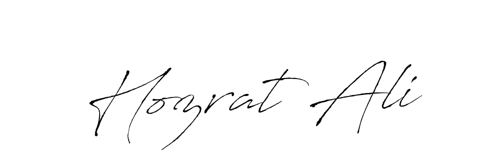 Make a beautiful signature design for name Hozrat Ali. With this signature (Antro_Vectra) style, you can create a handwritten signature for free. Hozrat Ali signature style 6 images and pictures png