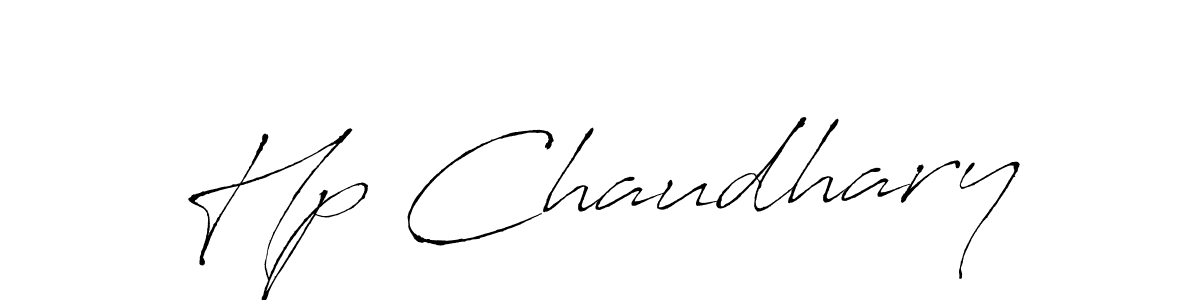 Hp Chaudhary stylish signature style. Best Handwritten Sign (Antro_Vectra) for my name. Handwritten Signature Collection Ideas for my name Hp Chaudhary. Hp Chaudhary signature style 6 images and pictures png