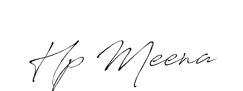 Use a signature maker to create a handwritten signature online. With this signature software, you can design (Antro_Vectra) your own signature for name Hp Meena. Hp Meena signature style 6 images and pictures png