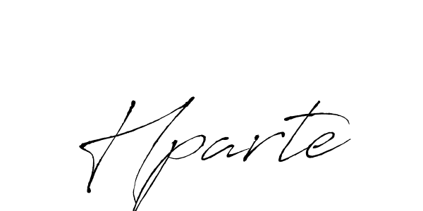 How to make Hparte signature? Antro_Vectra is a professional autograph style. Create handwritten signature for Hparte name. Hparte signature style 6 images and pictures png