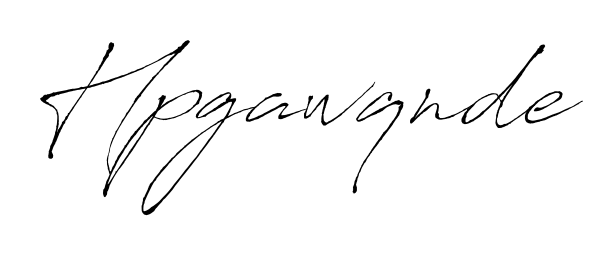 Discover the perfect balance of readability and style for Hpgawqnde with Antro_Vectra font. Create your dream signature today. Hpgawqnde signature style 6 images and pictures png